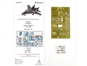 1/72 Su-34 'Interior' (Zvezda) Photo-etched detailing kit - Picture 1 of 10