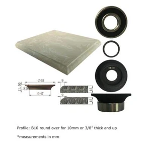 3/8 Zoll Radius Vakuum gelötete Diamantfräser für MJ3 - Bild 1 von 6