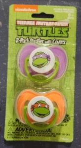 2014 Nickelodeon Teenage Mutant Ninja Turtles 2 Set Pacifier (0+ Months) - Picture 1 of 2