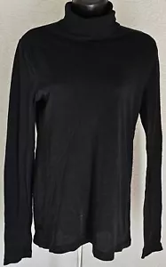 J Crew Womens Shirt Top Blouse Size M Medium Black - Picture 1 of 24