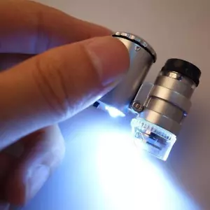 Magnifying Glass Magnifier Jewelers Loupe 60X Mini Microscope L5O9 - Picture 1 of 20
