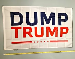 Bandiera Donald Trump *SPEDIZIONE GRATUITA VENDITORE USA!* Dump Trump Biden Bernie Impeach 3x5' - Foto 1 di 1