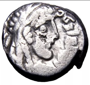 SILVER AR Drachm Biblical NABATAEA. Rabbel II, with Gamilat. AD 70 Greek Coin - Picture 1 of 2