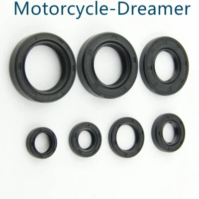 For Yamaha DT175 1974-1981 IT175 1977-83 DT125 1976-1981 Engine Oil Seal Kit Fit Foto 1 de 4