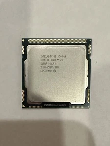 Intel Core i5-760 2.80-GHz Quad-Core CPU Processor SLBRP L043B090 Socket - Picture 1 of 2