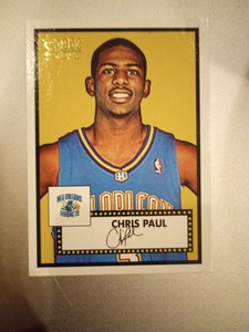 2006 Chris Paul Rookie Card 1952 Style Gold