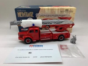 CORGI SAMPLE MODEL BLANK CERTIFICATE BERLIET SAPEURS POMPIERS DE COLMAR 73501 - Picture 1 of 3