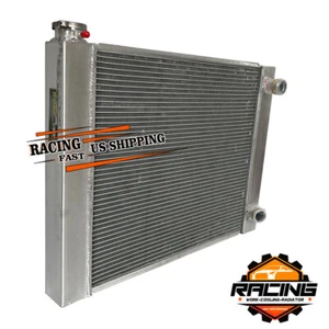 Universal 19 x 26 For Double Pass Chevy SBC 350 Crossflow Style Cooling Radiator - Picture 1 of 4
