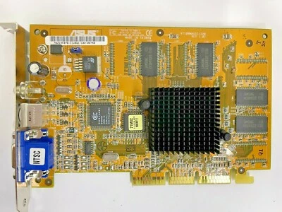 ASUS V7100 MAGIC 32M NVIDIA GEFORCE2 MX AGP VIDEO CARD VGA COMP OUT S-VID MXB55 - Image 1 of 3