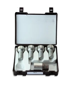 Set 4 bulloni bloccaggio ruota M14x1,5 per Skoda Octavia 2013 in poi chiave unica 085/5 - Foto 1 di 12