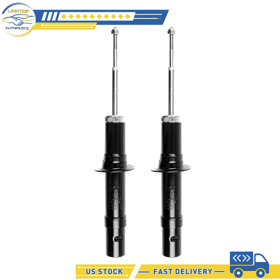 For 2001-2002 Chrysler Sebring Dodge Stratus Sedan Front Pair Gas Shocks Struts - Image 1 of 1