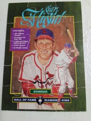 1988 Donruss Rookies - STAN MUSIAL - PUZZLE in Protective Sleeve - Image 1 of 1