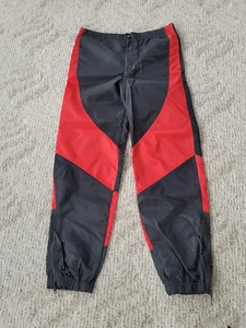 VINTAGE Nike Air Jordan Red Track Pants Youth Large L Black Red 1985 Jumpman - Bild 1 von 6