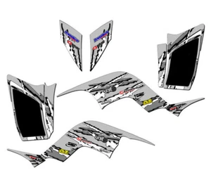 All Years RAPTOR 90 SHREDDER Grey Senge Graphics Kit Compatible with Yamaha - Picture 1 of 7