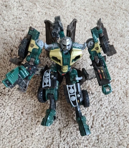 Transformers Revenge Of The Fallen BRAWN ROTF Deluxe Pre-owned with weapon Cover