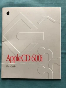 AppleCD 600i Apple Macintosh Mac Apple CD Manual 030-7053-A User's Guide - Picture 1 of 4