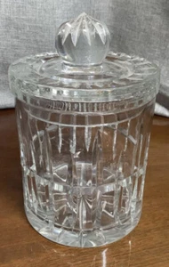 Vintage Barski Handcut Crystal Cookie/Candy Jar 7.5” x 4.5” - Picture 1 of 3