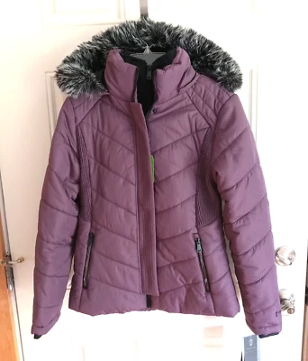 NWT Free Country Puffer Jacket 'Outside is Ours'  Plum Berry - Image 1 of 4