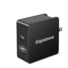 Gigastone USB-C 60W Wall Charger Power Delivery PD 3.0 45W Fast Charge, Foldable