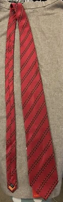 New With Tags Red Steve Harvey Collection  Code Red All Silk Tie - Image 1 of 4
