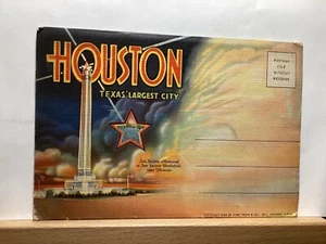 Houston Texas Souvenir Photo Booklet: Featuring 18 4”x 6” Photos/Vintage - Bild 1 von 13