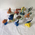 Finding Nemo PVC Figures Cake Topper Fish Tank Toy Lot of 10