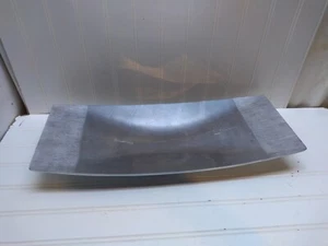 Vera Wang Platter Rectangle Silver-Plated Serving Tray Plate Serveware 18" X 8" - Picture 1 of 7