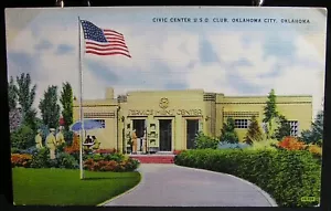 Oklahoma City, Oklahoma - Civic Center U.S.O. Verein - verschickt 1944 - Bild 1 von 2