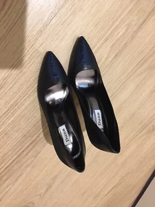 Dune Damen dunkelblau Party Abend High Heels Gr. 7 / EUR 40 gebraucht UVP 125 - Bild 1 von 4