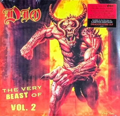 DIO - THE VERY BEAST OF VOL 2 - DRAGON FIRE RED VINYL 2-LP SET " NEW, SEALED " - Image 1 of 2
