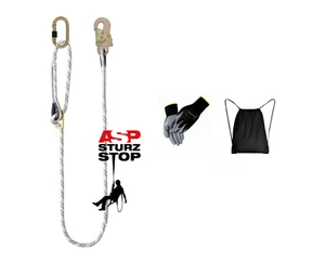 Verstellbare Halteseil 2m Absturzsicherung Seilkürzer Baumpflege +Hand+ Beutel - Picture 1 of 3