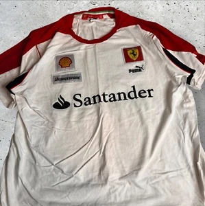 Puma Santander Scuderia Ferrari T-Shirt Size XXL - Picture 1 of 6