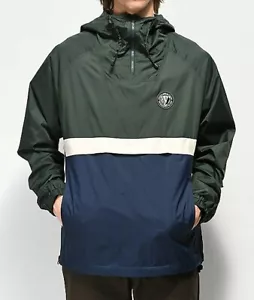 Volcom Fezzes Jacket Men's Medium Dark Pine Lightweight Hood Windbreaker NWT - Picture 1 of 5