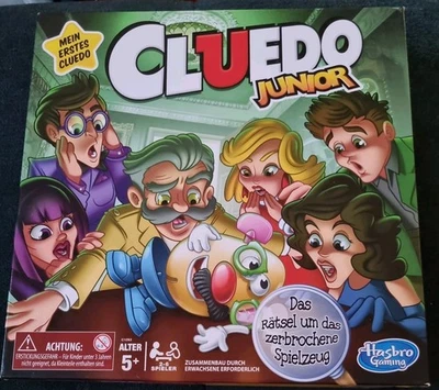 HASBRO Cluedo Junior Kinderspiel Brettspiele Strategiespiel Gesellschaftsspiel - Bild 1 von 4