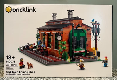 LEGO #910033 - Bricklink Designer Program - Old Train Engine Shed - New Sealed! - Image 1 of 4