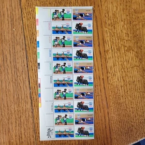 Mint US Stamps 1980 15c Summer Olympics Sports Margin Block of 20 - Picture 1 of 2