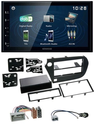 Kenwood 2DIN Bluetooth MP3 USB DAB Autoradio für Honda Insight ZE2 09-13 - Bild 1 von 4