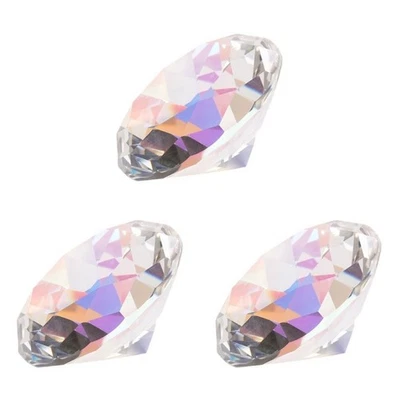  3 Count Deko Kristalle Kristallsteine Heimdekoration Diamantdekor - Bild 1 von 4