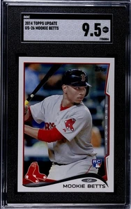 2014 Topps Update US-26 Mookie Betts RC SGC 9.5 MINT+ Boston Red Sox ROOKIE - Picture 1 of 2