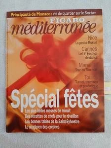 FIGARO MEDITERRANEE 1/12/2001 SPECIAL FETES NICE MONACO PRINCESSE GRACE TRUFFE - Picture 1 of 12