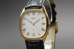 1980 [Exc+5] Vintage Seiko Chariot 6030-5270 Quartz Roman Herrenuhr aus Japan - Bild 1 von 10