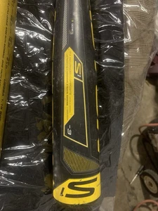 Easton S1 BBcor .50 32" 29 Oz 2 5/8 Barrel Baseball Bat Black/Yellow - Picture 1 of 2