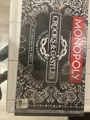 RARE | MONOPOLY | CROOKS & CASTLES | HASBRO  USAOPOLY | BRAND NEW - SEALED - Image 1 of 4