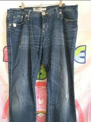 TAKE TWO ☆ JEANS ☆ W32 / 34 ☆ STONEWASHED ☆ LÖCHER ☆ USED ☆ VINTAGE ☆ HOSE ☆ - Bild 1 von 4
