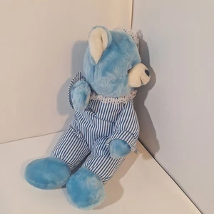 Nanco 15” Pajama Teddy Bear Plush Sleepy Eyes Stuffed Animal Vintage 1990 Toy - Picture 1 of 7