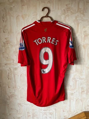 CAMISETA DE FÚTBOL LOCAL LIVERPOOL ADIDAS 2008/2010 #9 TORRES TALLA M 313214 Foto 1 de 4