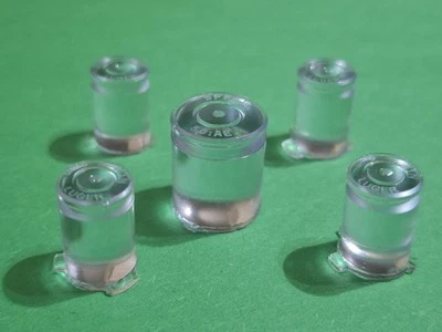 Custom Xbox 360 Wireless Controller A B Y X Home Clear Bullet Buttons. - Image 1 of 2