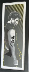 KARATE KID Sensei Kreese Kunstdruck von Jeff Boyes - Cobra Kai - 9x24 - signiert AP - Bild 1 von 2