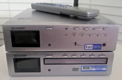 SHARP HOME THEATRE DX-AT50 & DVD / CD Player SD-AT50 PLUS REMOTE TESTED - Image 1 of 4