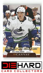2020-21 Upper Deck #C239 Nils Hoglander UD Canvas Vancouver Canucks - Bild 1 von 2